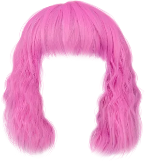 Pink Hairstyle Overlay Picsart PNG Image