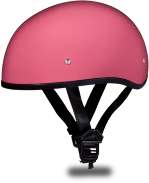 Pink Half Shell Motorcycle Helmet PNG Image