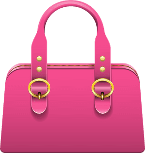 Handbag Pink Png Clip Art - Transparent Background Purse Clipart, Png Download PNG with transparent background