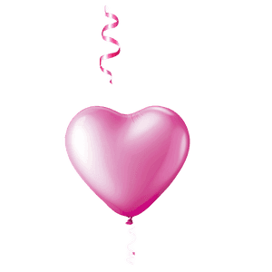 Pink Heart Balloon PNG vva PNG