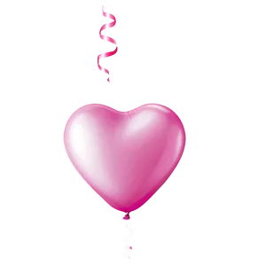 Pink Heart Balloon Png Vva PNG Image