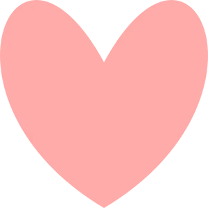 Pink Heart Black Background PNG Image