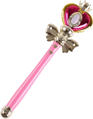 Girl Toys Anime Cosplay Sailor Moon Wand Henshin Rod - Sailor Moon Wand, HD Png Download PNG
