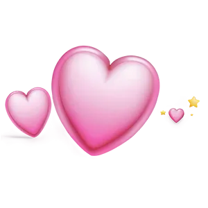 Pink Heart Emoji Png Xun PNG Image