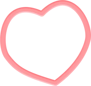 Pink Heart Frame Graphic PNG Image