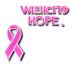 Pink Hope October Awareness Png Cwj PNG Image