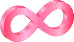 Transparent Infinity Love Png - Infinity Symbol Pink Png, Png Download PNG image with transparent background