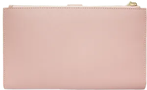 Pink Leather Wallet Isolated PNG Image