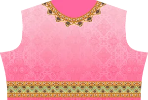 Pink Lehenga Choli Design PNG Image