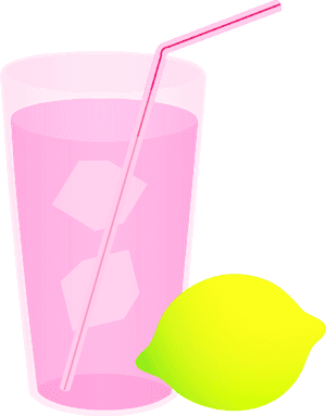 Glass Of Pink Free - Lemonade Clip Art, HD Png Download PNG image with transparent background