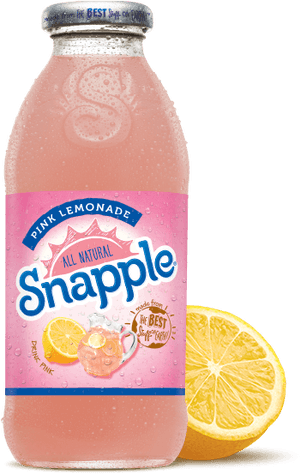 Snapple Juice Pink Lemonade, HD Png Download PNG image with transparent background