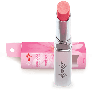 Pink Lipstick Product Display PNG image with transparent background