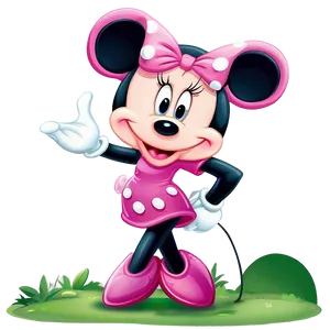 Pink Minnie Mouse Creative Design Png Csi PNG Image