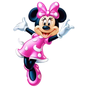 Pink Minnie Mouse Decoration Png Vqy PNG Image