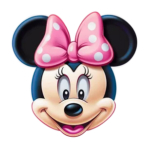 Pink Minnie Mouse Face Png 53 PNG Image