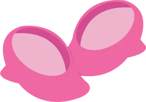 Pink Minnie Mouse Shoes Vector PNG Image