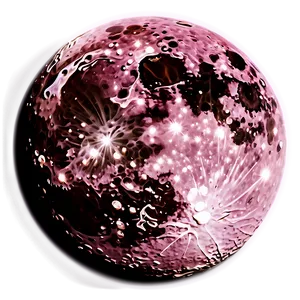 Pink Moon Fantasy Design Png 46 PNG Image