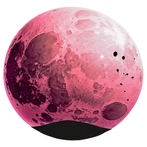 Pink Moon Festival Celebration Png 3 PNG Image