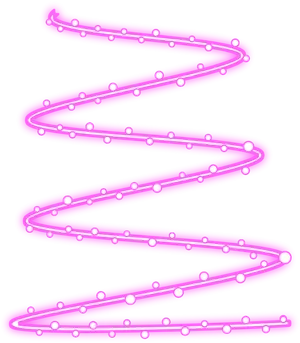 Pink Neon Arrow Sign PNG Image