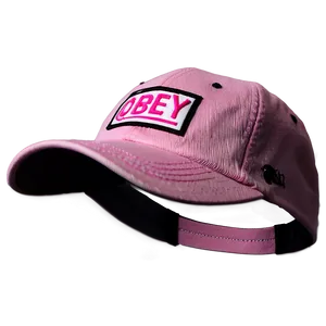 Pink Obey Hat Png Lvi PNG Image