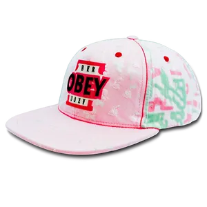 Pink Obey Hat Png Xgi PNG Image