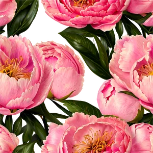 Pink Peonies Png Csh41 PNG Image