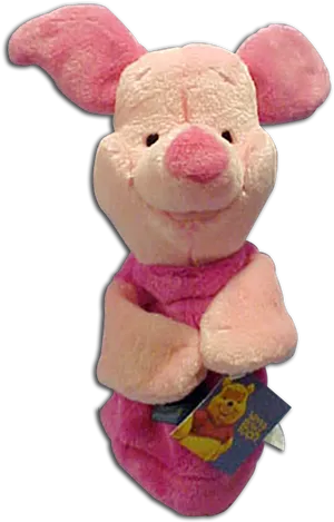 Pink Piglet Plush Toy PNG Image