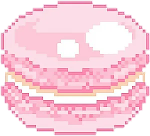 Pink_ Pixel_ Art_ Smile.png PNG Image