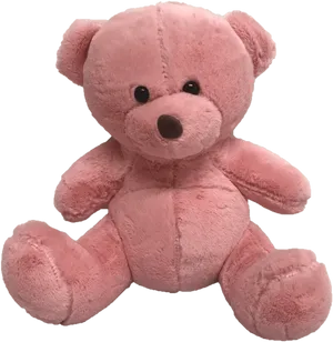 Pink Plush Teddy Bear Toy PNG Image