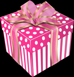 Cute Pink Gift Box Transparent Png Clip Art Image - Blue Gift Box Png, Png Download PNG image with transparent background