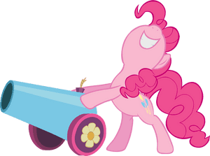 Pinkie Pie Party Cannon By Totalcrazyness101 - My Little Pony Pinkie Pie Cannon, HD Png Download PNG