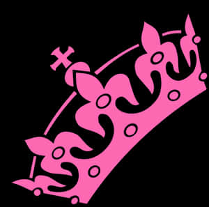 Pink Haley Tiara Princess Svg Clip Arts - Princess Crown Clip Art, HD Png Download PNG