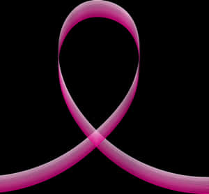 Pink Ribbon Awareness Symbol PNG image with transparent background