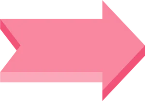 Pink Right Arrow Graphic PNG Image