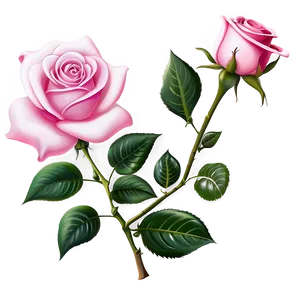 Pink Rose Clipart Png 67 PNG Image