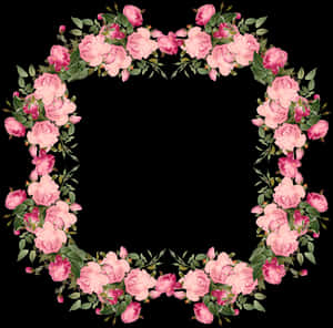 Vintage Free Roses Frames - Light Pink Flower Border, HD Png Download PNG image with transparent background