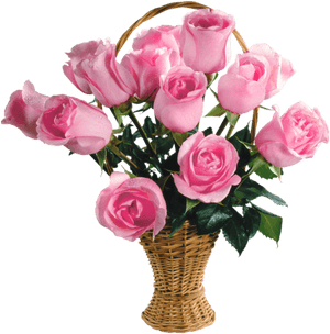 Png Free Library Bouquet Transparent Thought You - Beautiful Pink Rose Flowers, Png Download PNG image with transparent background