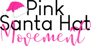 Pink Santa Hat Movement Graphic PNG Image