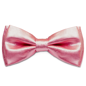 Pink Satin Bow Tie PNG 05252024 PNG