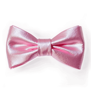 Pink Satin Bow Tie PNG dvu PNG