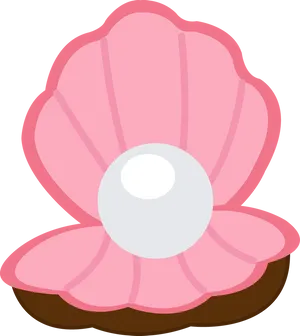 Pink Scallop Shell Clipart PNG Image