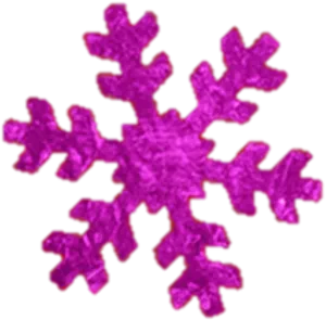 Pink Snowflake Illustration PNG Image