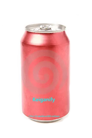 Pink Soda Can Branding Mockup PNG Image