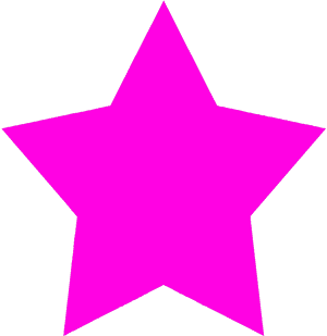 Pink Star Shape, HD Png Download PNG