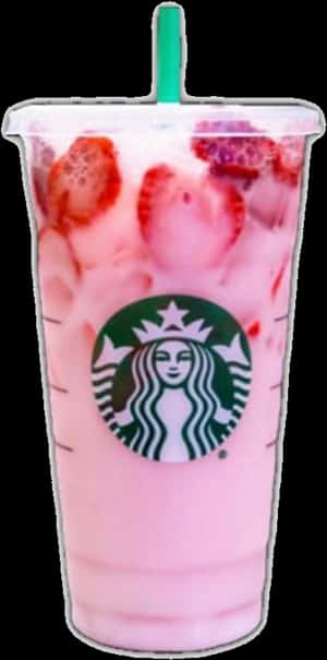#pink #strawberry #drink #starbucks #coffee #grande - Strawberry Acai Starbucks Drinks, HD Png Download PNG image with transparent background