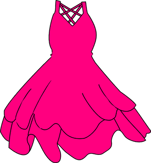 Black Dress Clip Art, HD Png Download PNG