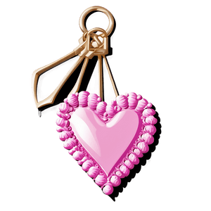 Pink Valentine Heart Illustration PNG lnx PNG