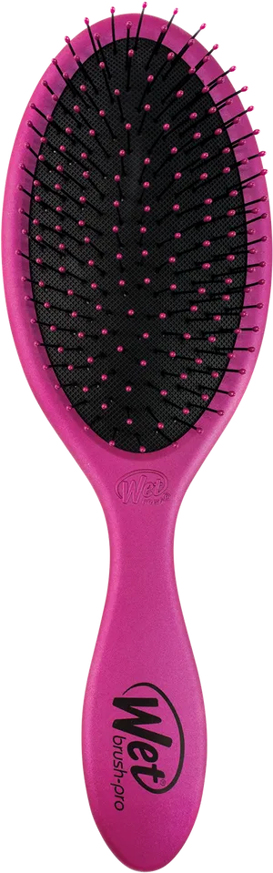 Pink Wet Brush Pro Detangler PNG Image