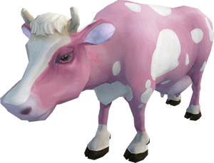 Transparent Cattle Png - Strawberry Cow Runescape, Png Download PNG with transparent background