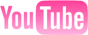 Pink You Tube Logo PNG Image